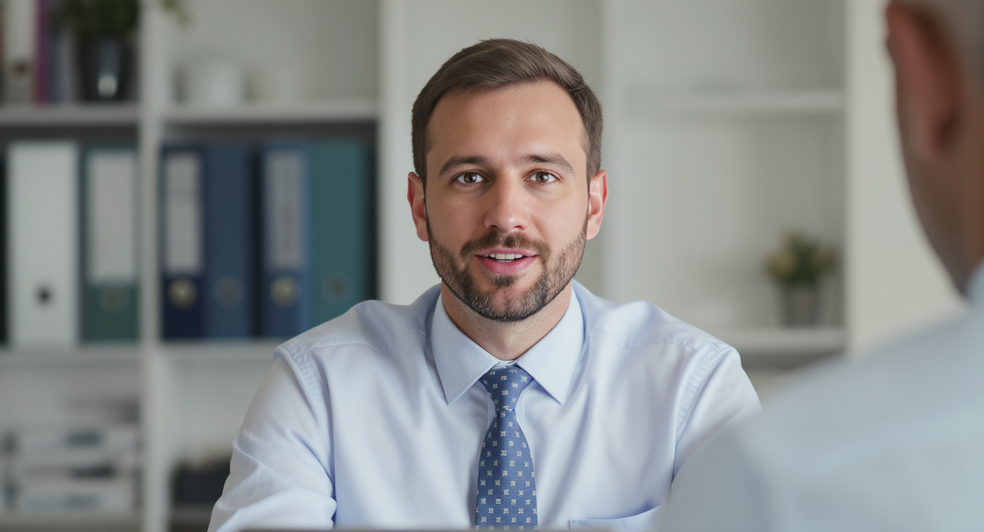 Professional reflecting honestly on a failure in a job interview