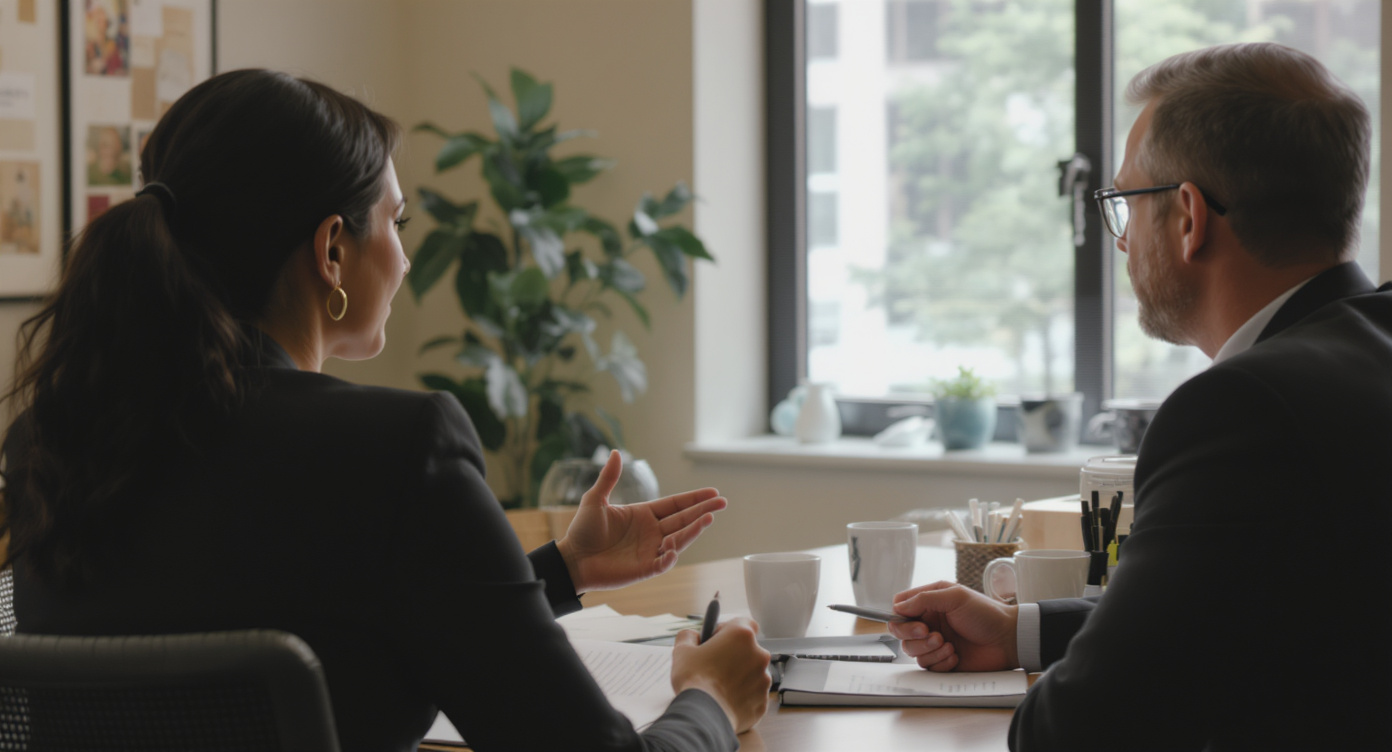 Candidate enthusiastically explaining their motivation for a specific role in an interview